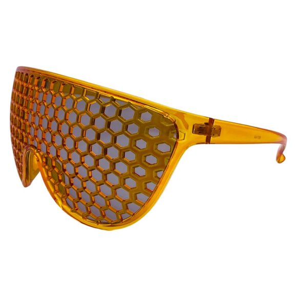 N20: Orange Shield Sunglasses - Picture 3 of 4